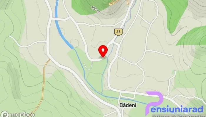 hartă a Hanul Drumul Leaotei Restaurant, Unitate de cazare rurală, Pensiune în Bădeni