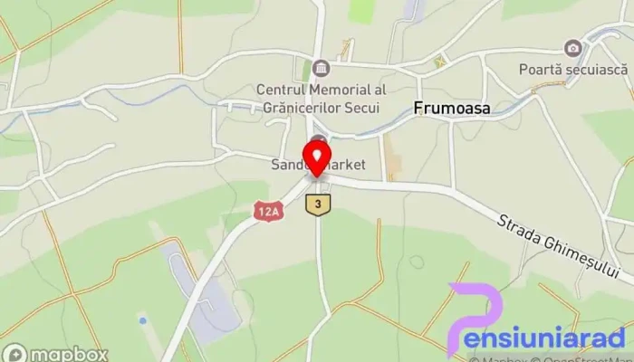 hartă a Hanul Kassay Han, Restaurant în Frumoasa