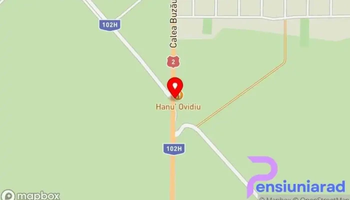 Hanul Ovidiu -  Hartă - Căldărușeanca