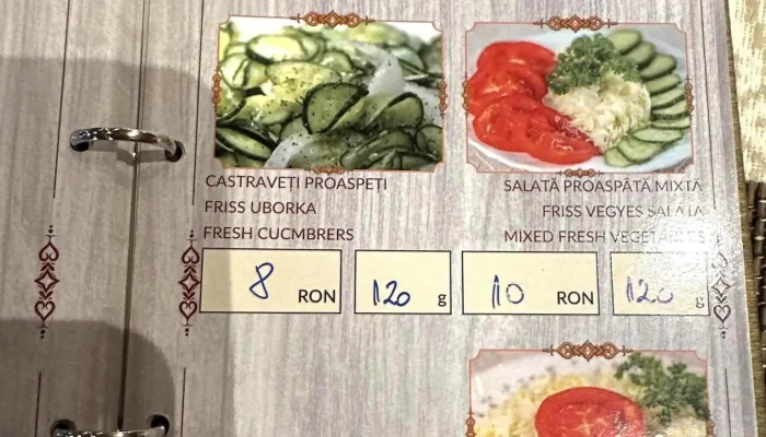 Hanul Pastravarului Gheorgheni Meniu - Gheorgheni