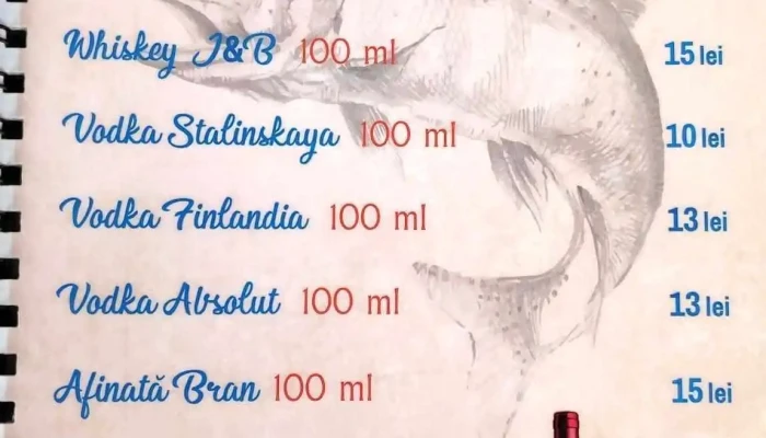 Hanul Pastravarului Meniu - Pojorâta