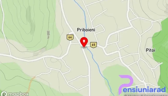 hartă a Hanul Priboieni Restaurant în Priboieni
