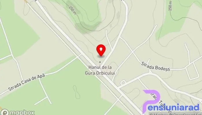 Hanul Rates Gura Orbicului Hartă - Buhuși