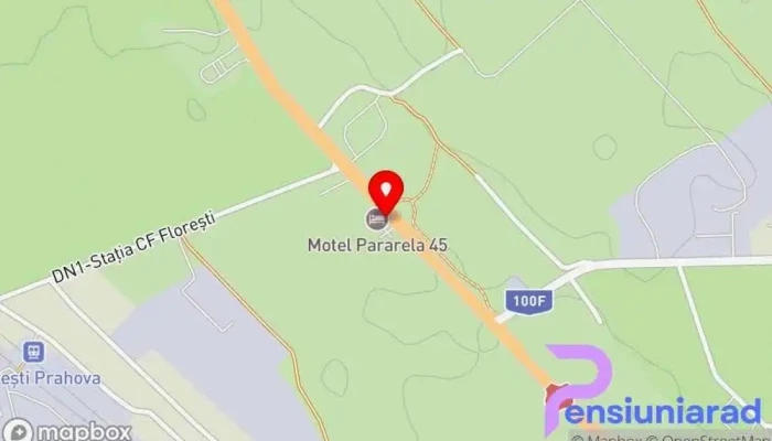 hartă a Hanul Romanesc Restaurant în Băicoi