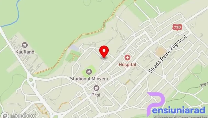 hartă a Hanul Rosu Delivery Restaurant familial în Mioveni