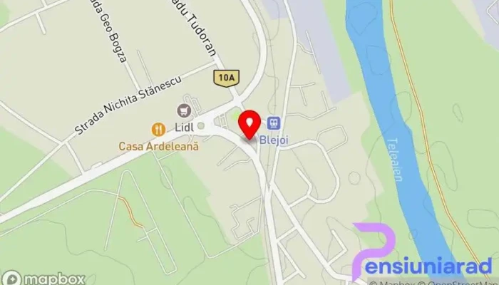 hartă a Hanul Șoferilor Restaurant, Motel în Blejoi