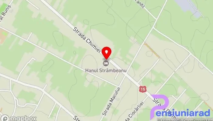 hartă a Hanul Strambeanu Cazare în Săvinești