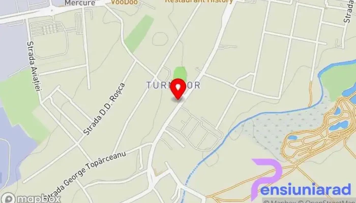hartă a Hanul Turnişorului Local pentru evenimente în Sibiu