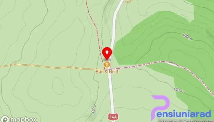 hartă a Hanul Vânătorilor Restaurant în DN14A