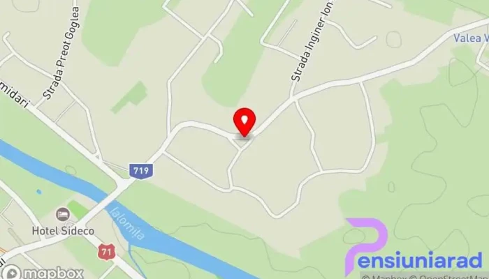 hartă a Hanul Voievozilor Restaurant în Valea Voievozilor