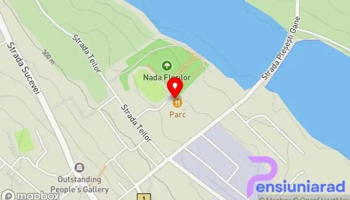 hartă a Hotel - Restaurant Parc Restaurant, Local pentru evenimente, Hotel în Fălticeni