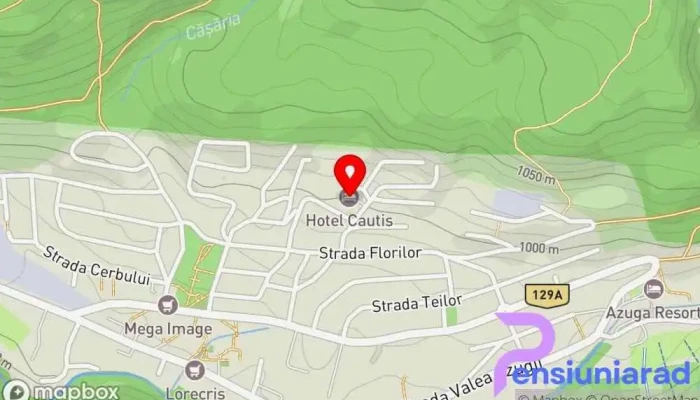 hartă a Hotel Carpatinn Hotel, Cazare în Azuga