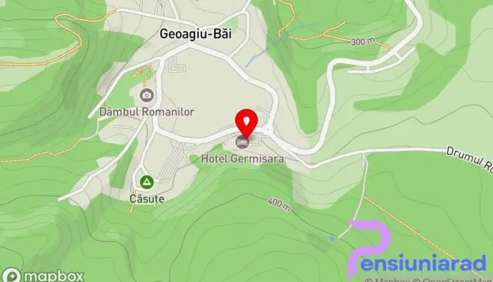 hartă a Hotel Germisara Hotel, Spa în Geoagiu-Băi