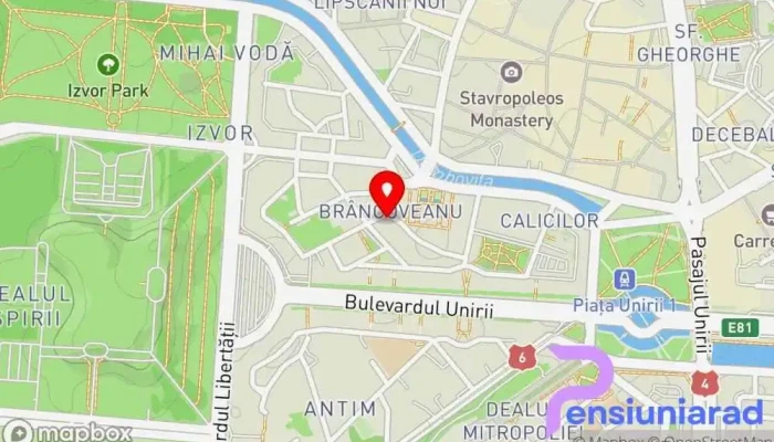 hartă a Hotel Hanu' Berarilor Hotel în București