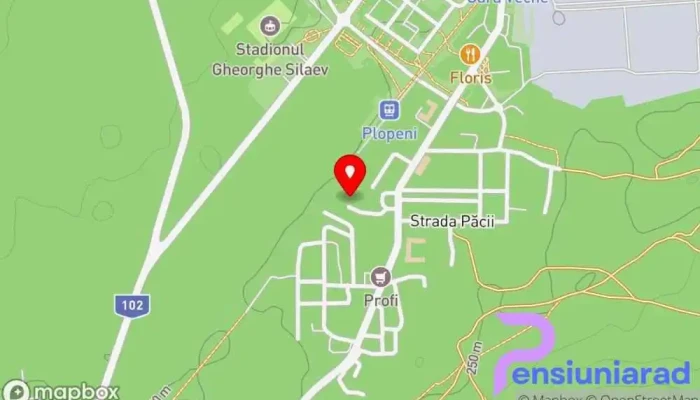hartă a Hotel Horia Hotel, Hostel în Plopeni