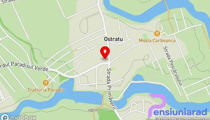 hartă a Hotel La Bohème Corbeanca Hotel în Ostratu