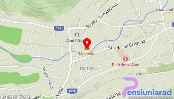 hartă a Hotel Magnolia Hotel în Aiud