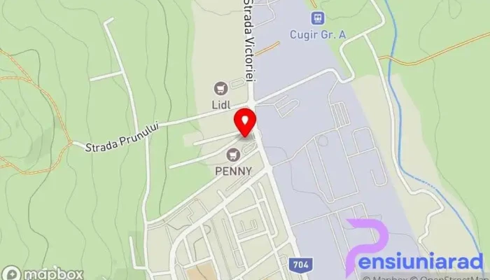 hartă a Hotel President Hotel în Cugir
