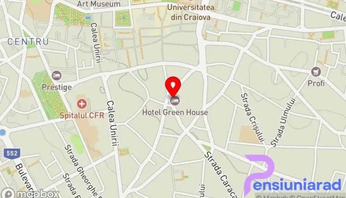 Hotel Restaurant Green House Craiova -  Hartă - Craiova