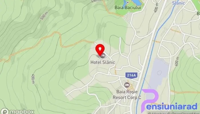 hartă a Hotel Slănic Hotel în Slănic
