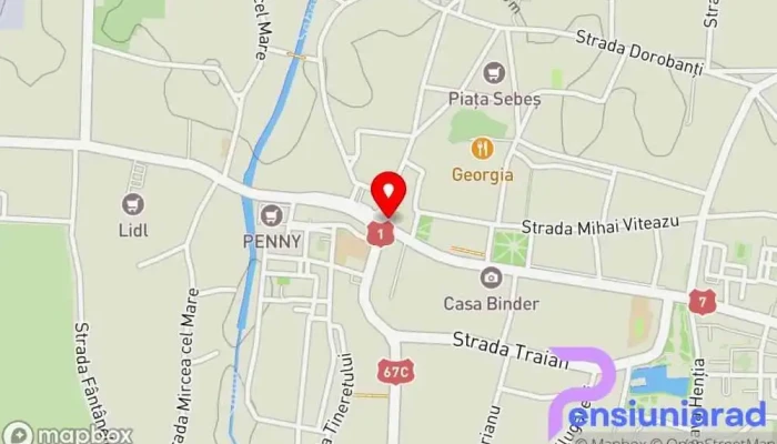 hartă a Hotel Turn Sebes Hotel în Sebeș