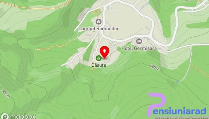 hartă a Hotel Vacanţa Hotel în Geoagiu-Băi