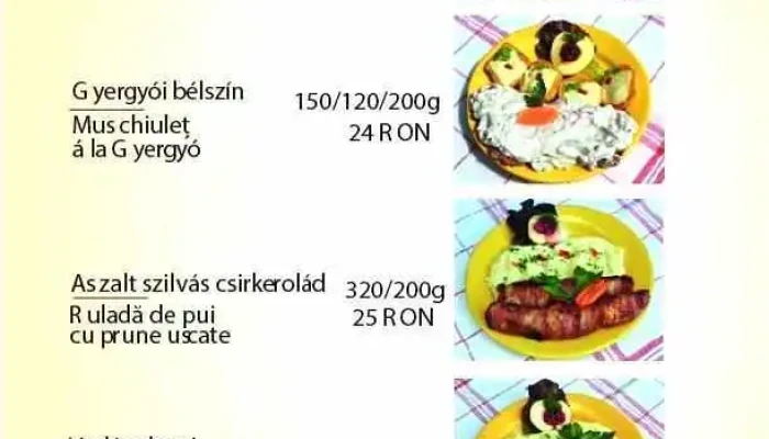 Hunyadi Csarda Meniu - Sfântu Gheorghe