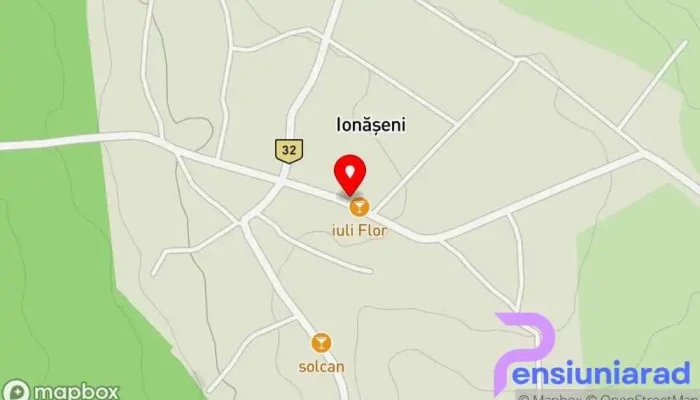 Ionaseni Hartă - Ionășeni
