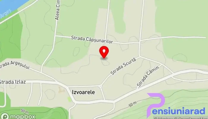 hartă a Isvoarele  în Isvoarele