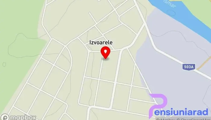 hartă a Izvoarele  în Izvoarele