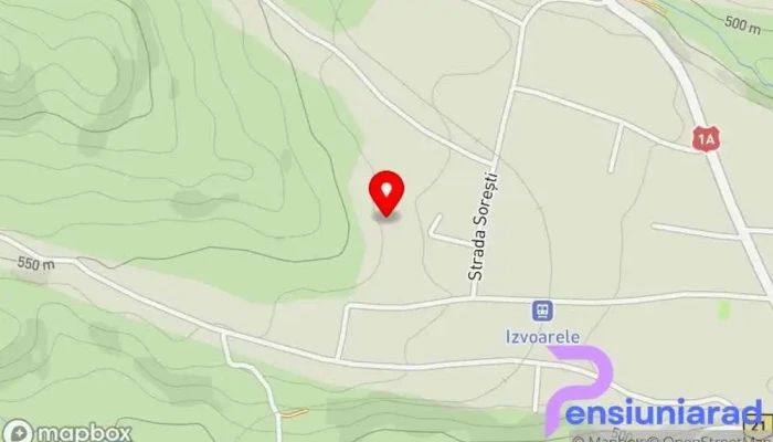 hartă a Izvoarele  în Izvoarele