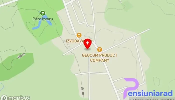 hartă a Izvoru  în Izvoru