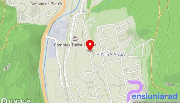 hartă a Izvorul cu Păstrăvi Bed & Breakfast, Pensiune în Poiana Țapului