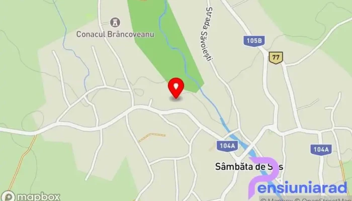 Izvorul Sambata Hartă - Comuna Sâmbăta De Sus