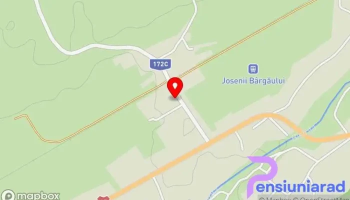hartă a Josenii Bârgăului  în Josenii Bârgăului