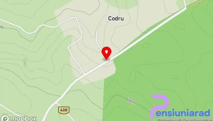 hartă a La Codrii Cajvanei Restaurant în Codru