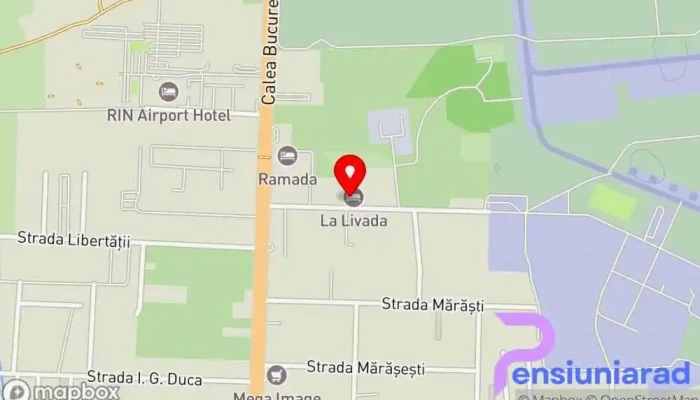 hartă a La Livada Bed & Breakfast în Otopeni