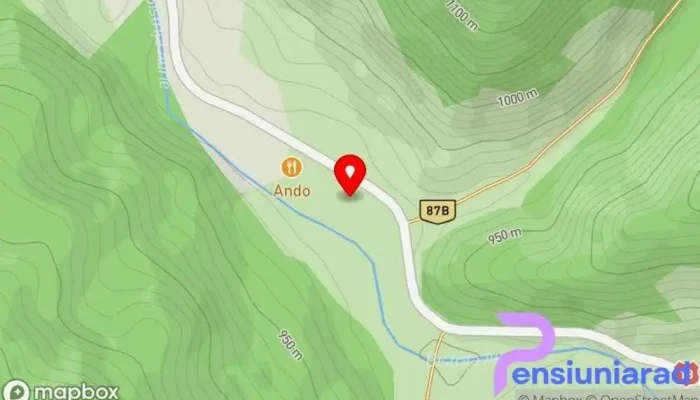hartă a La Malu' Bistritei Unitate de cazare rurală, Teren de campare, Restaurant în Cârlibaba