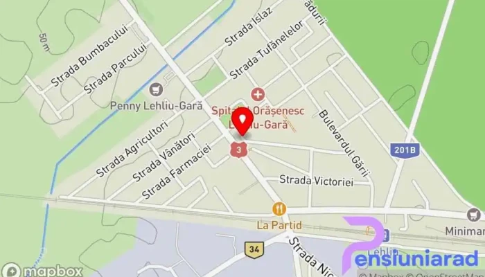 hartă a La Pofticioși Restaurant cu bar în Lehliu-Gară