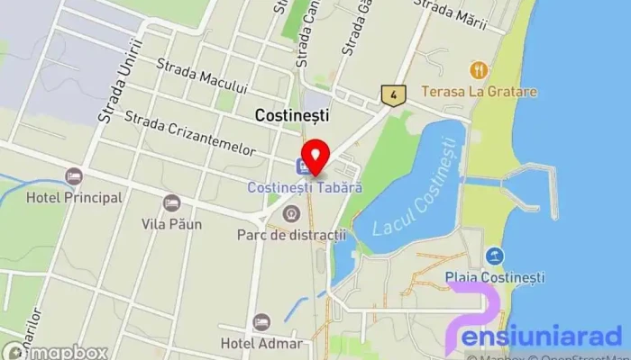 Lastrada Bistropizza Hartă - Costinești