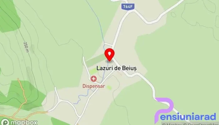 hartă a Lazuri de Beiuș  în Lazuri de Beiuș