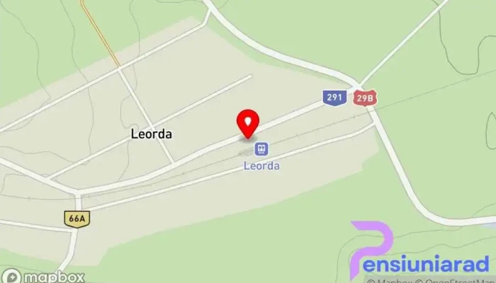 Leorda -  Hartă - Leorda