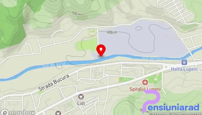 hartă a Lupeni  în Lupeni
