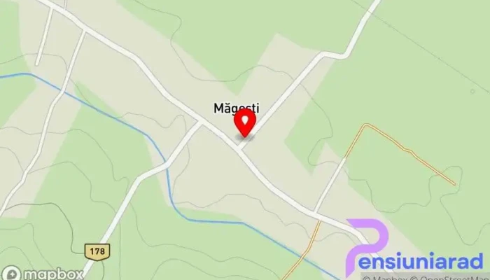 hartă a Măgești  în Măgești
