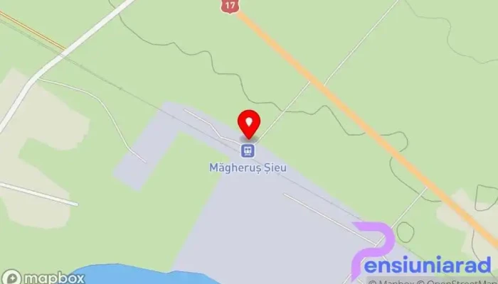 hartă a Magherus Sieu Hm. Gară în 