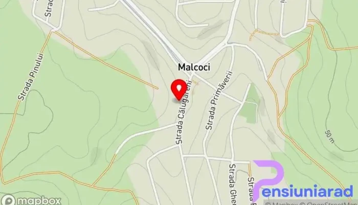 hartă a Malcoci  în Malcoci
