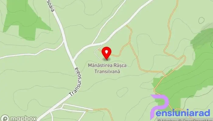 Manastirea Rasca Transilvana Hartă - Râșca