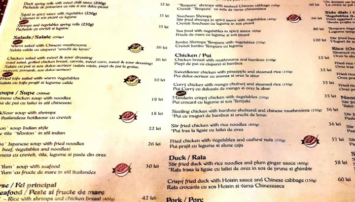 Mandarin Asian Restaurant -  Promoție - Voluntari
