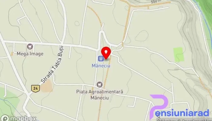 hartă a Maneciu Gară în Măneciu-Ungureni