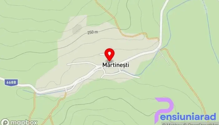hartă a Mărtineşti  în Mărtineşti